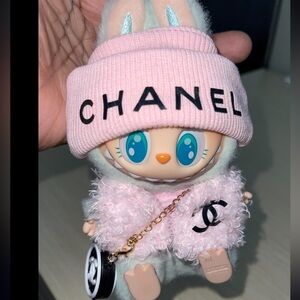 Fashion Pink & Black Outfit and Crossbody for All Standard Size Labubu’s 3 Piece